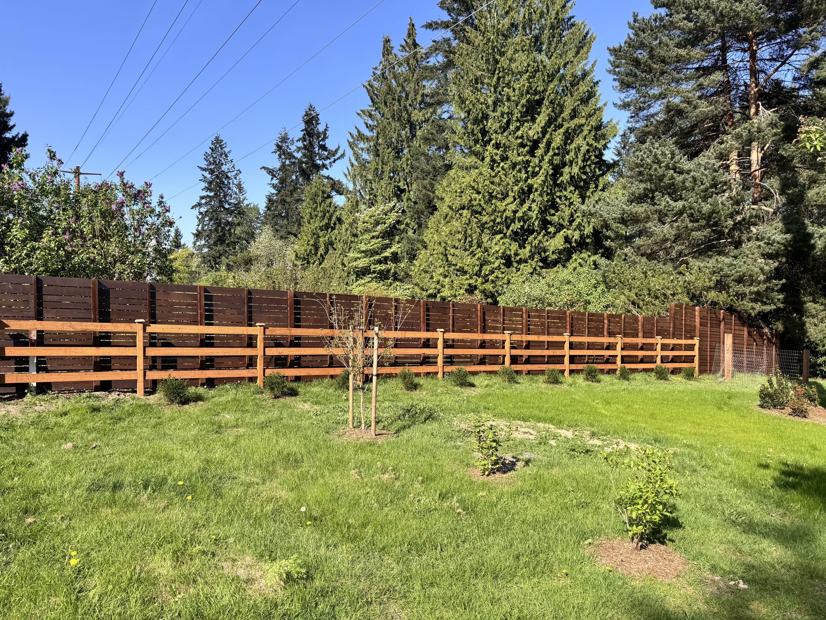 Wooden Fence Installation